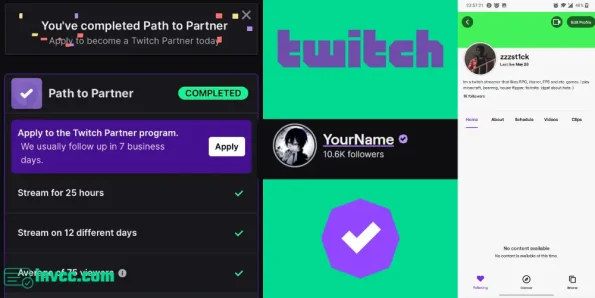 Buy Twitch Partner Account