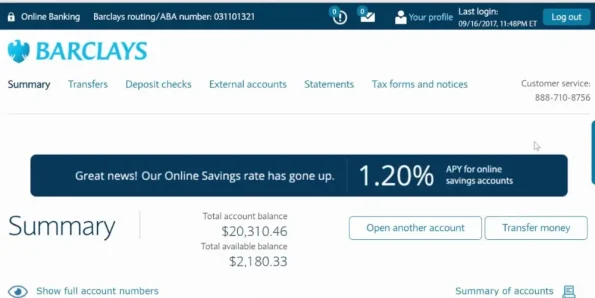 open barclays savings account